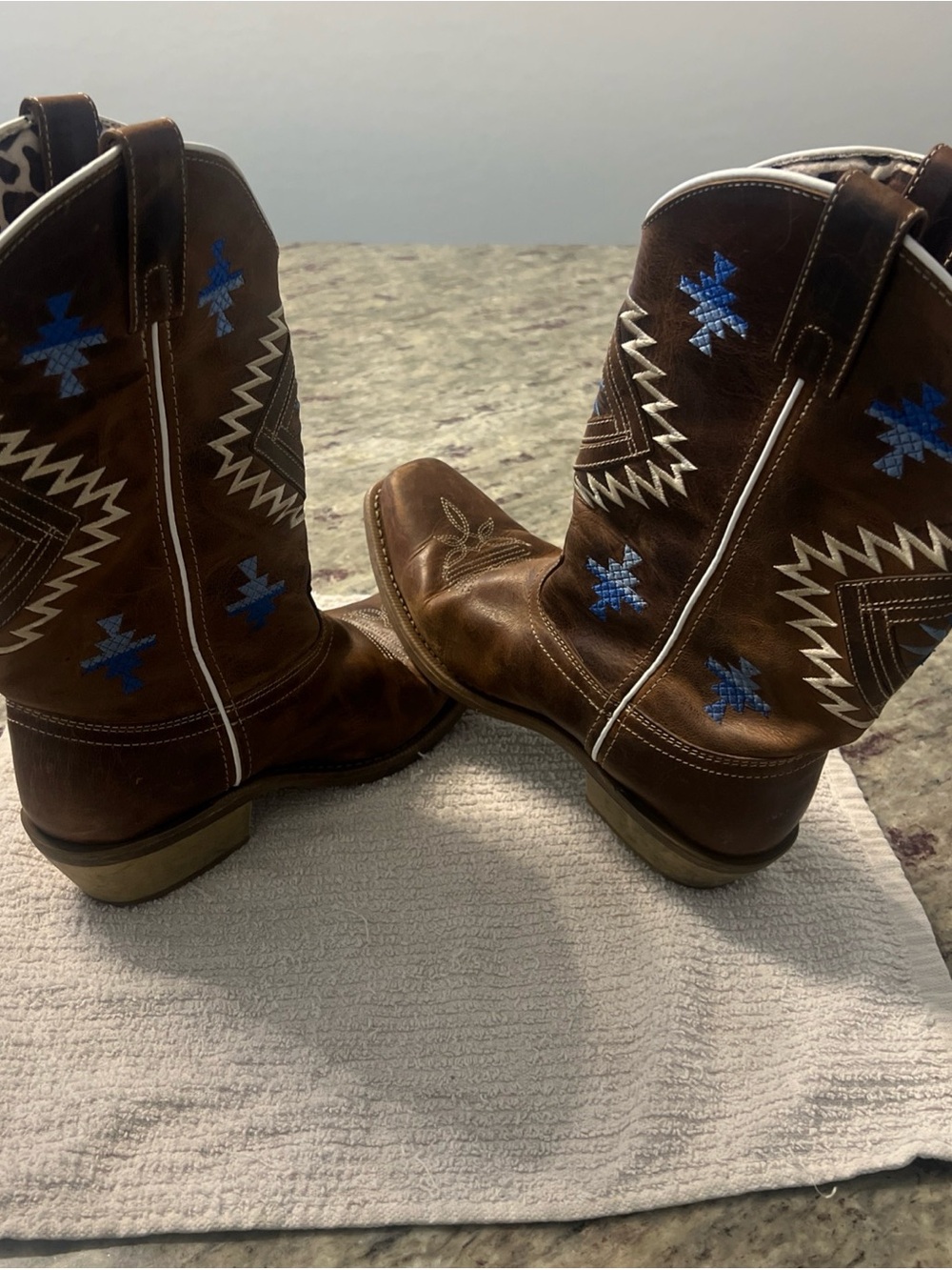 Laredo Women's Meera Western Boot Square Toe Tan 8.5M